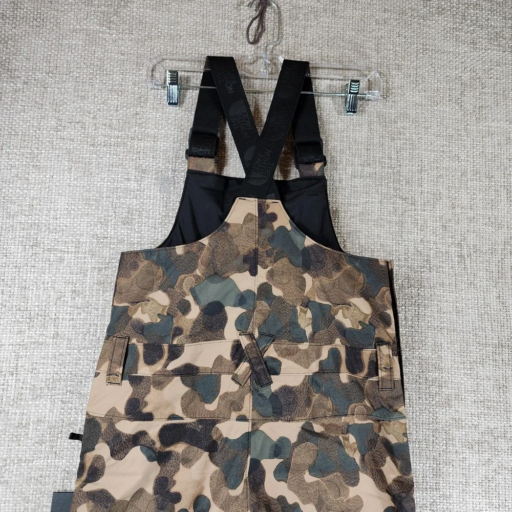 The North Face Freedom Utility Bibs Dryvent Youth L‎ 12 Camo Ski Snowboard NWT